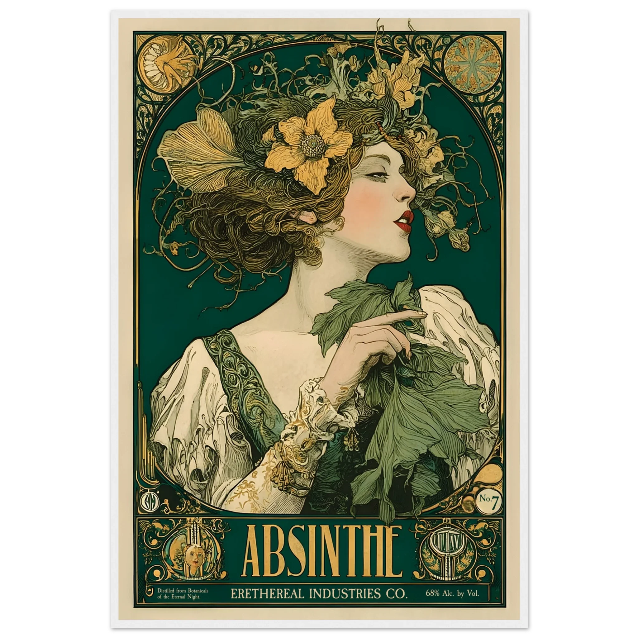 L’Absinthe d’Ombre - Poster & Framed Print - Image 14