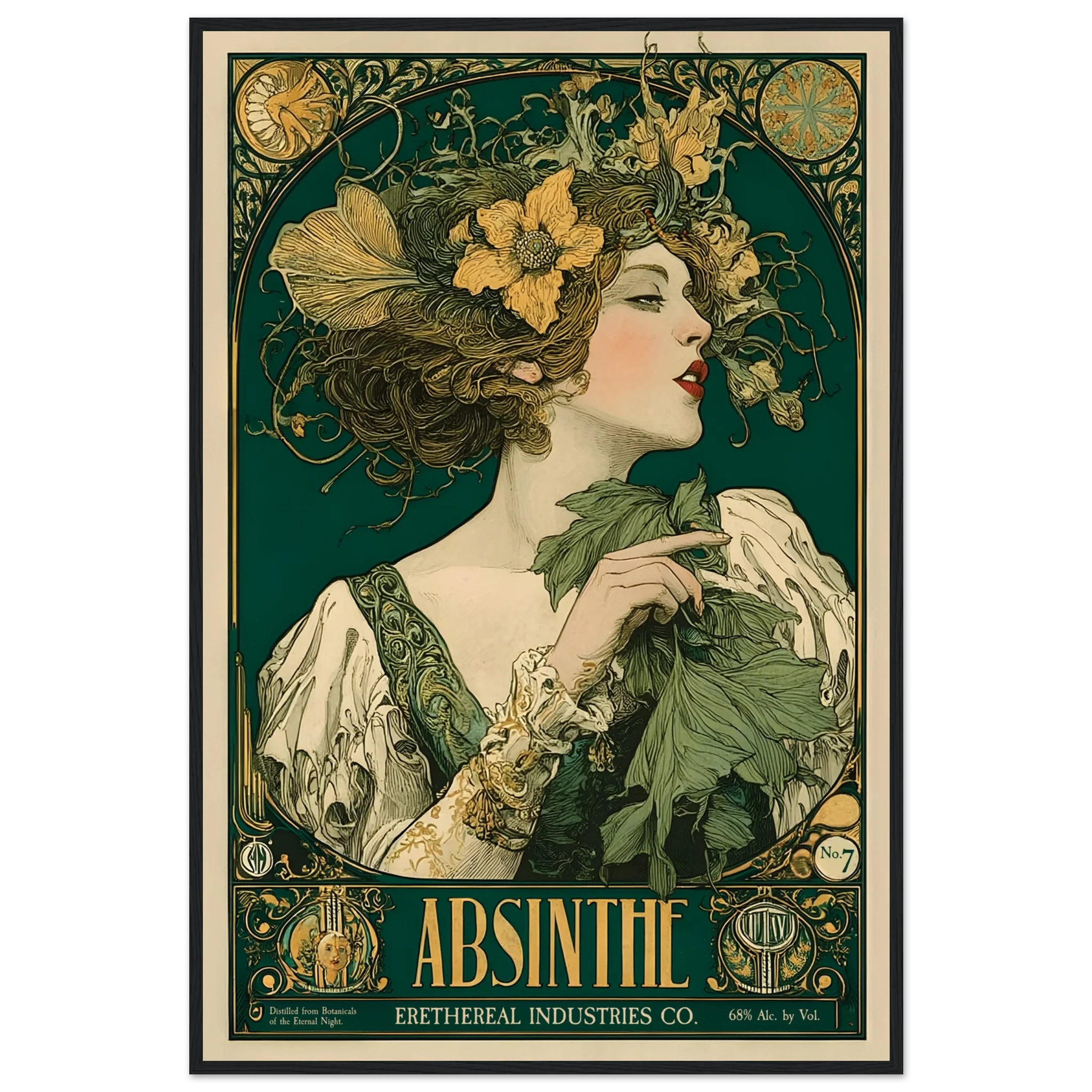 L’Absinthe d’Ombre - Poster & Framed Print - Image 3