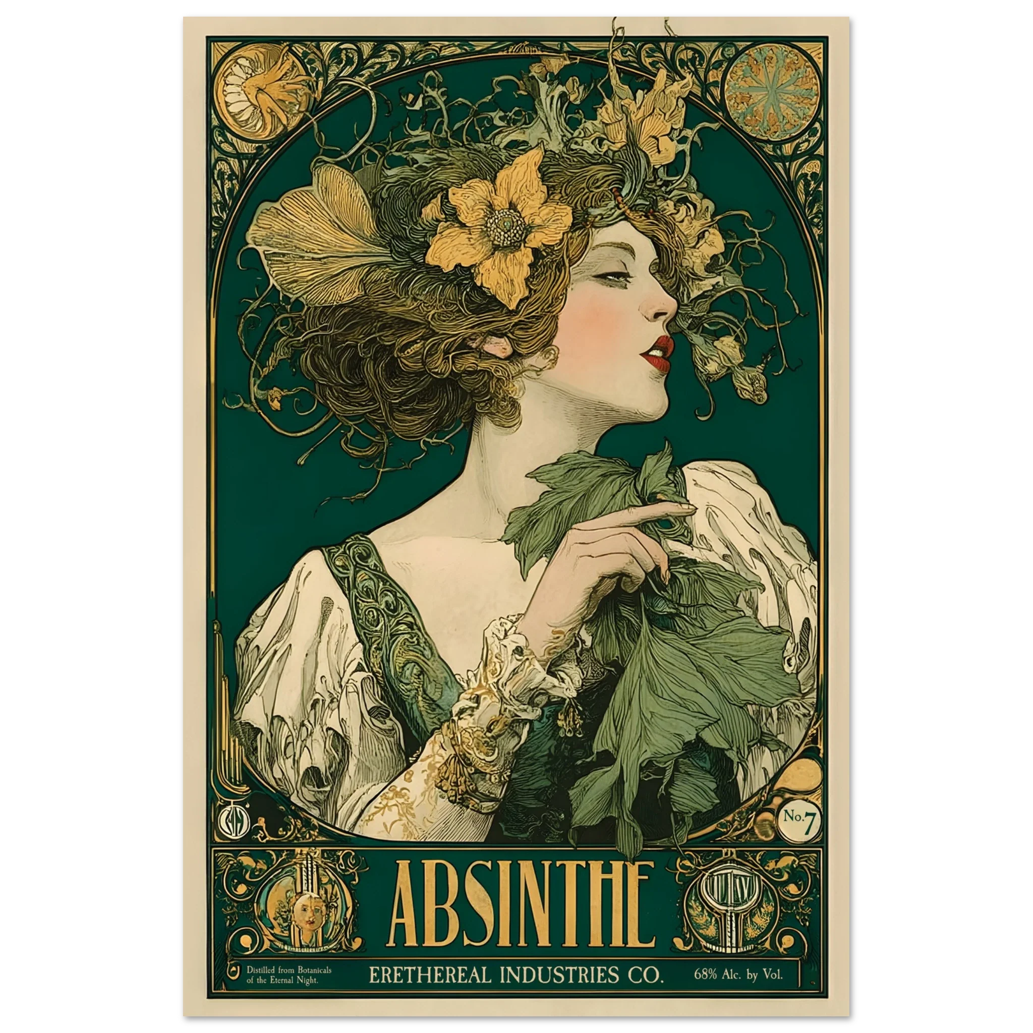 L’Absinthe d’Ombre - Poster & Framed Print - Image 4
