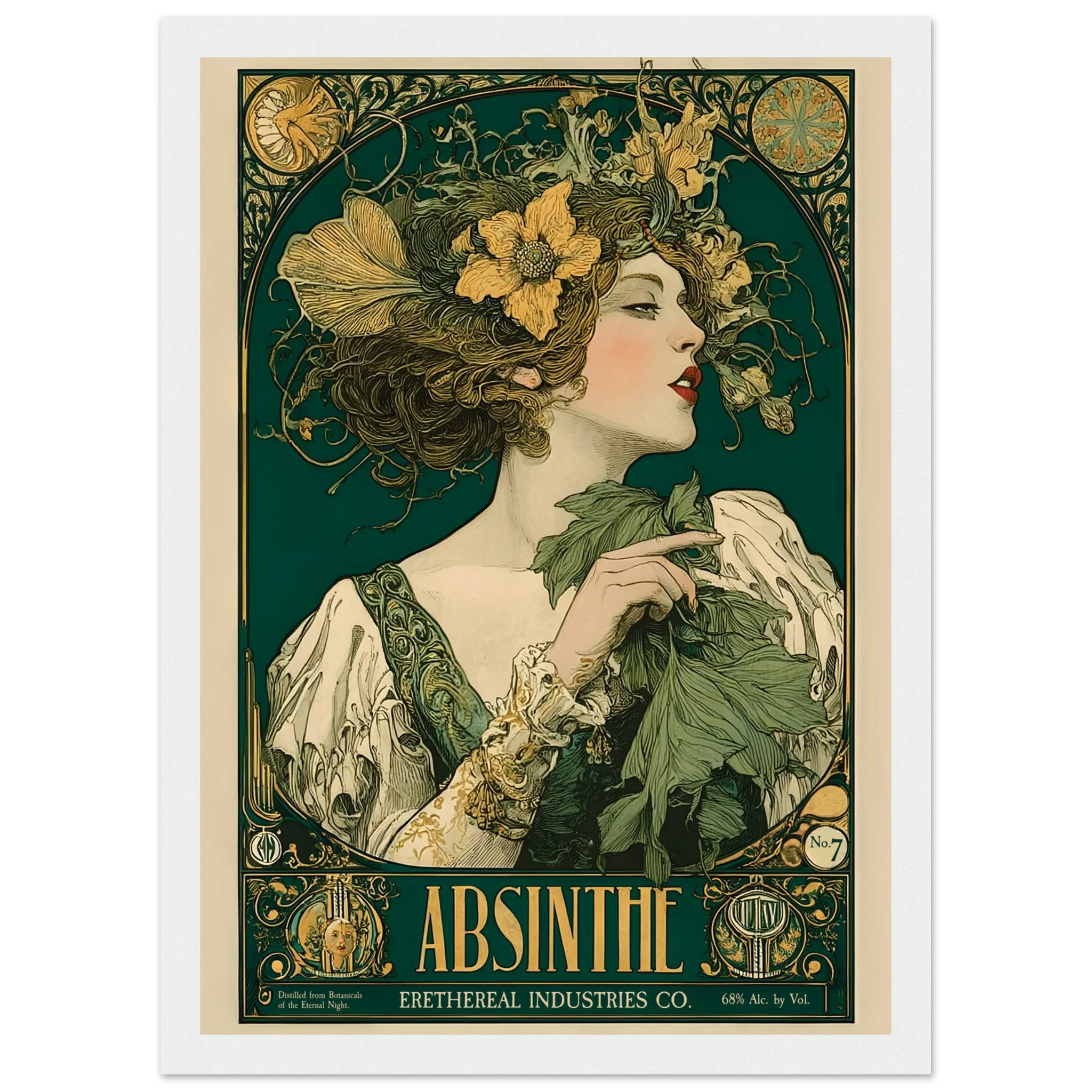 L’Absinthe d’Ombre - Poster & Framed Print - Image 9