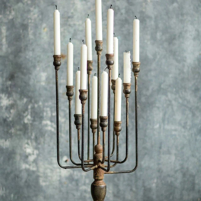 The Hydra Candelabra – Vintage 13-Flame Iron Centerpiece