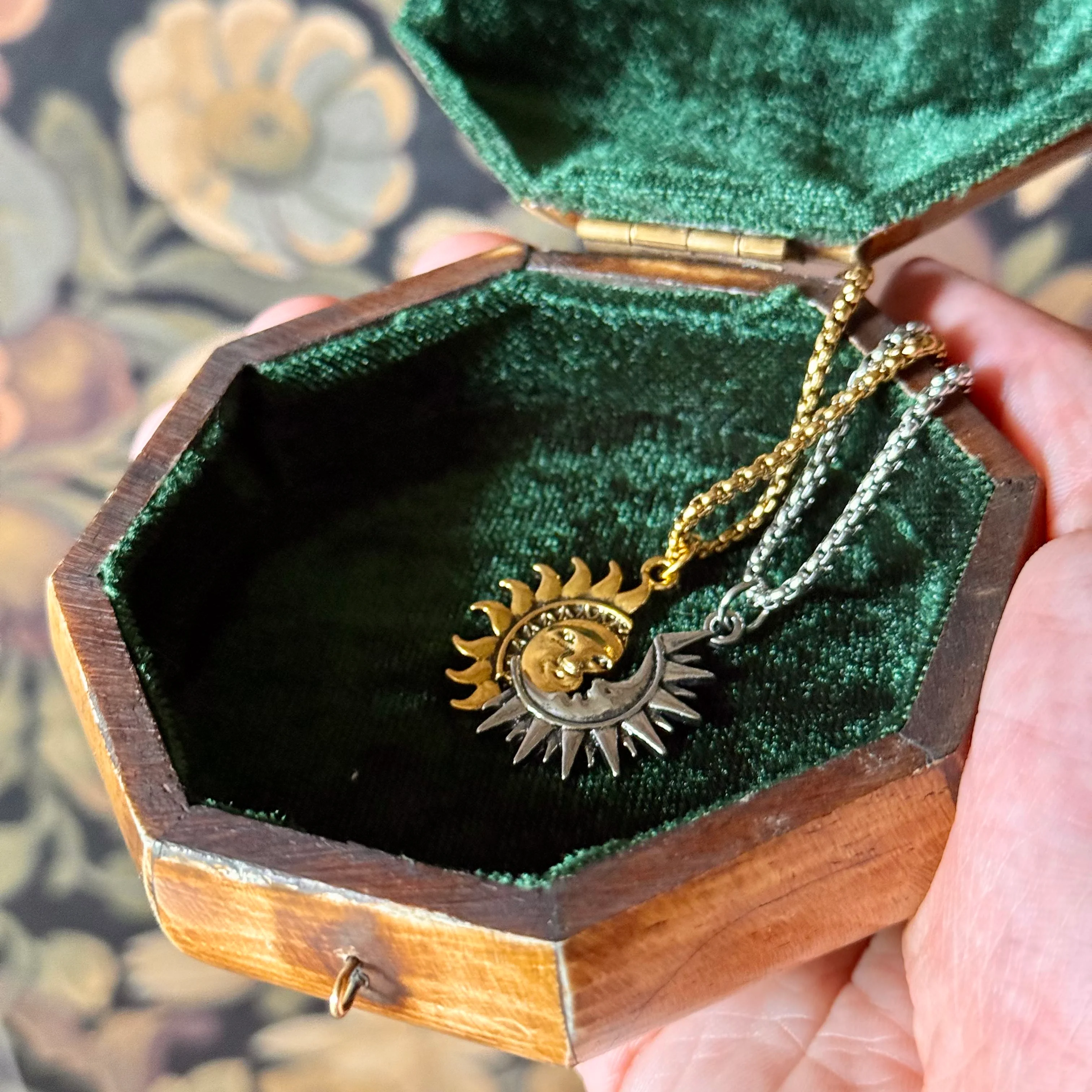 Bone & Velvet Jewelry Box - Image 5