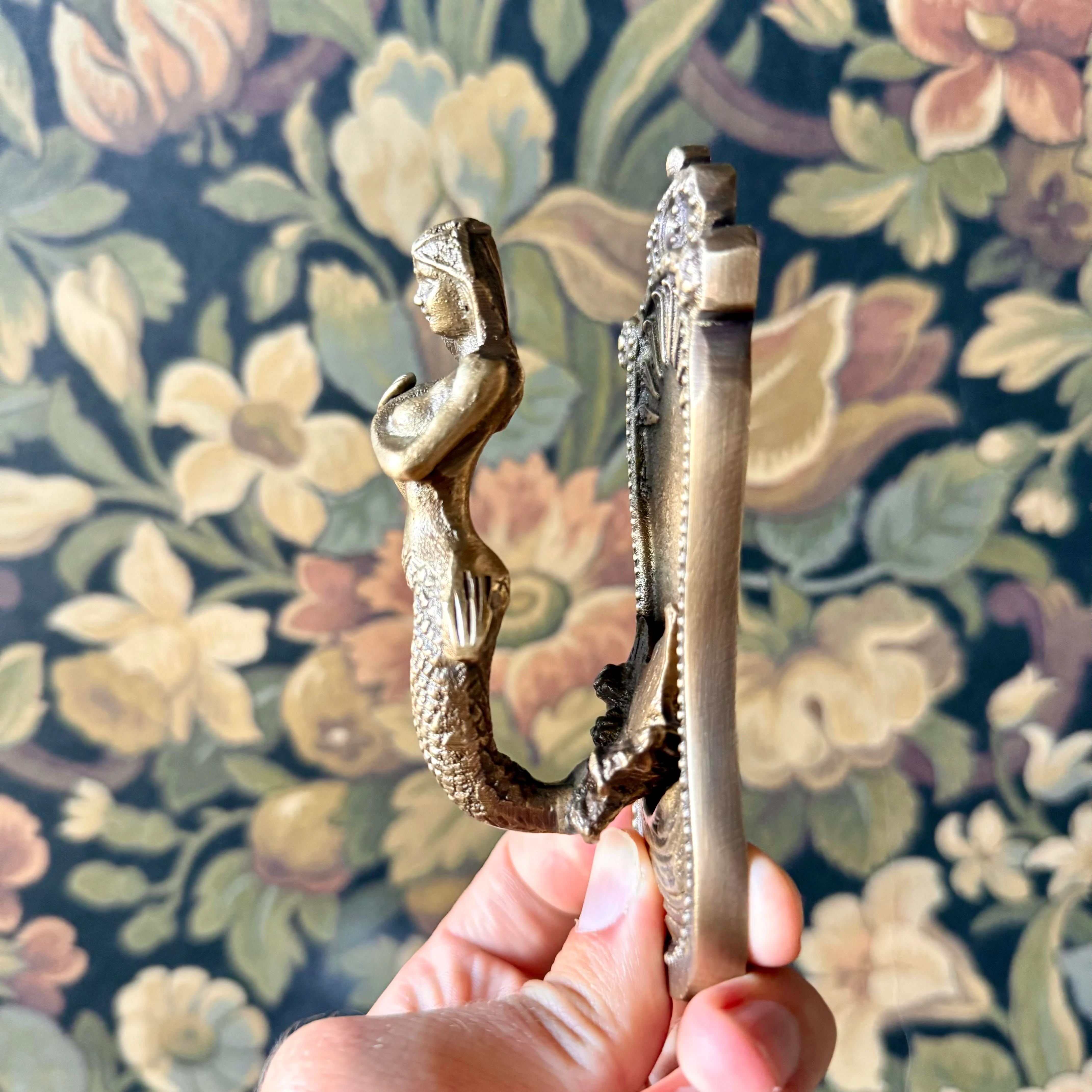 Brass Mermaid Coat Hanger - Image 3