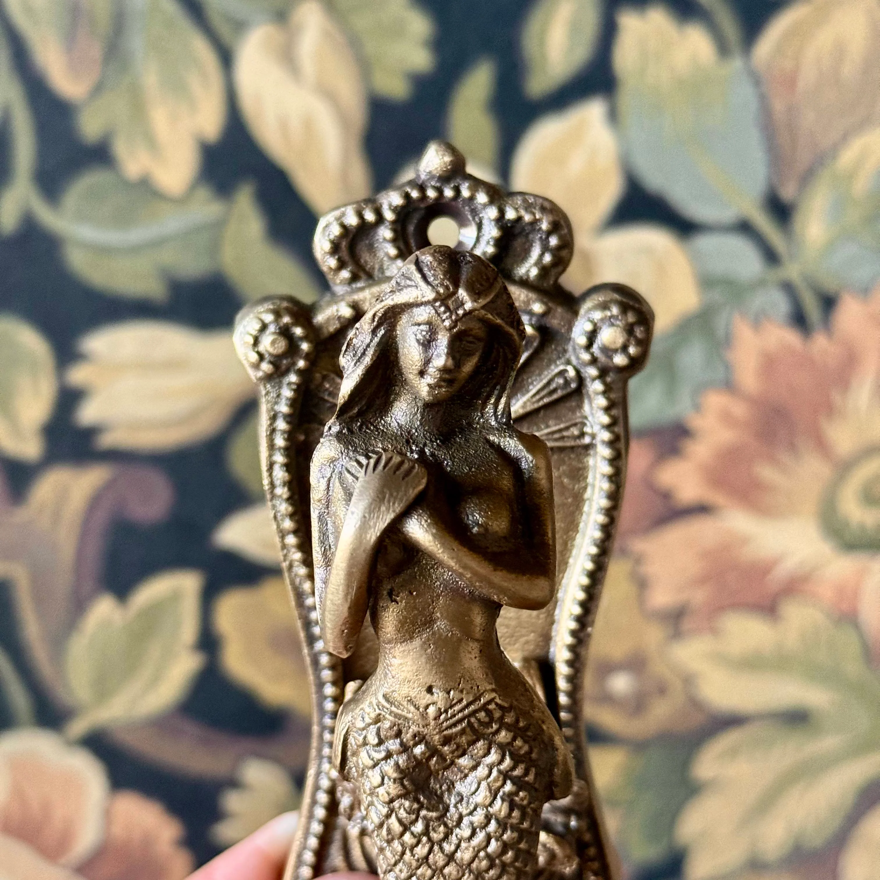 Brass Mermaid Coat Hanger - Image 4