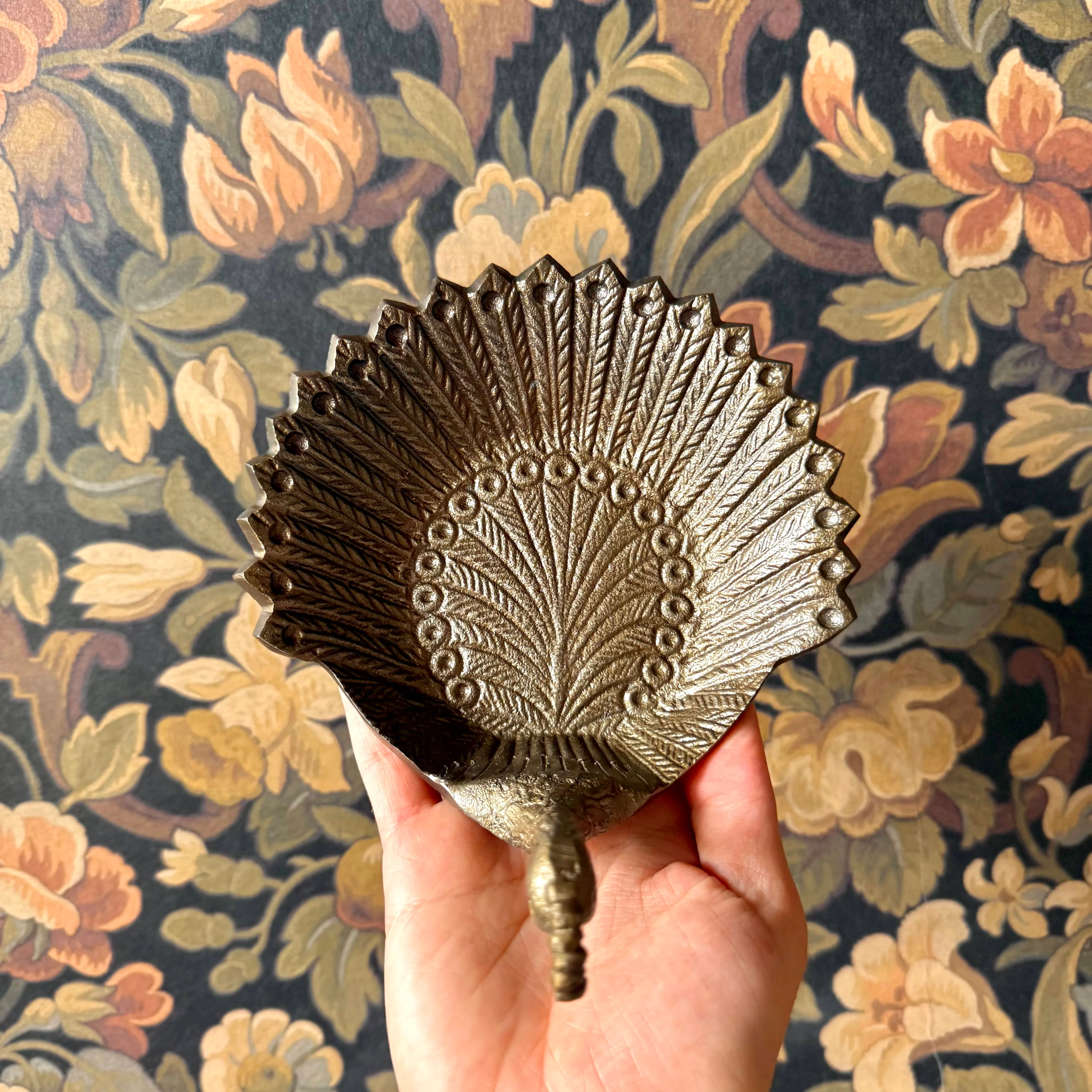 Brass Peacock Jewelry Tray - Image 2