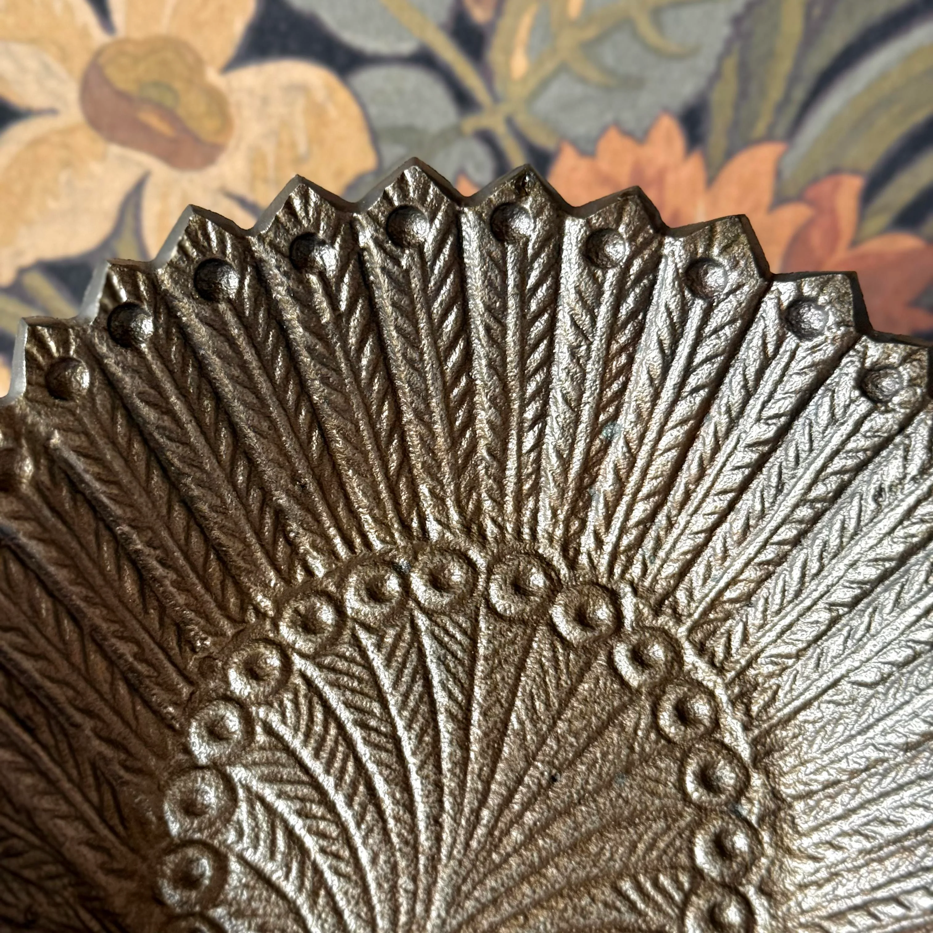 Brass Peacock Jewelry Tray - Image 3