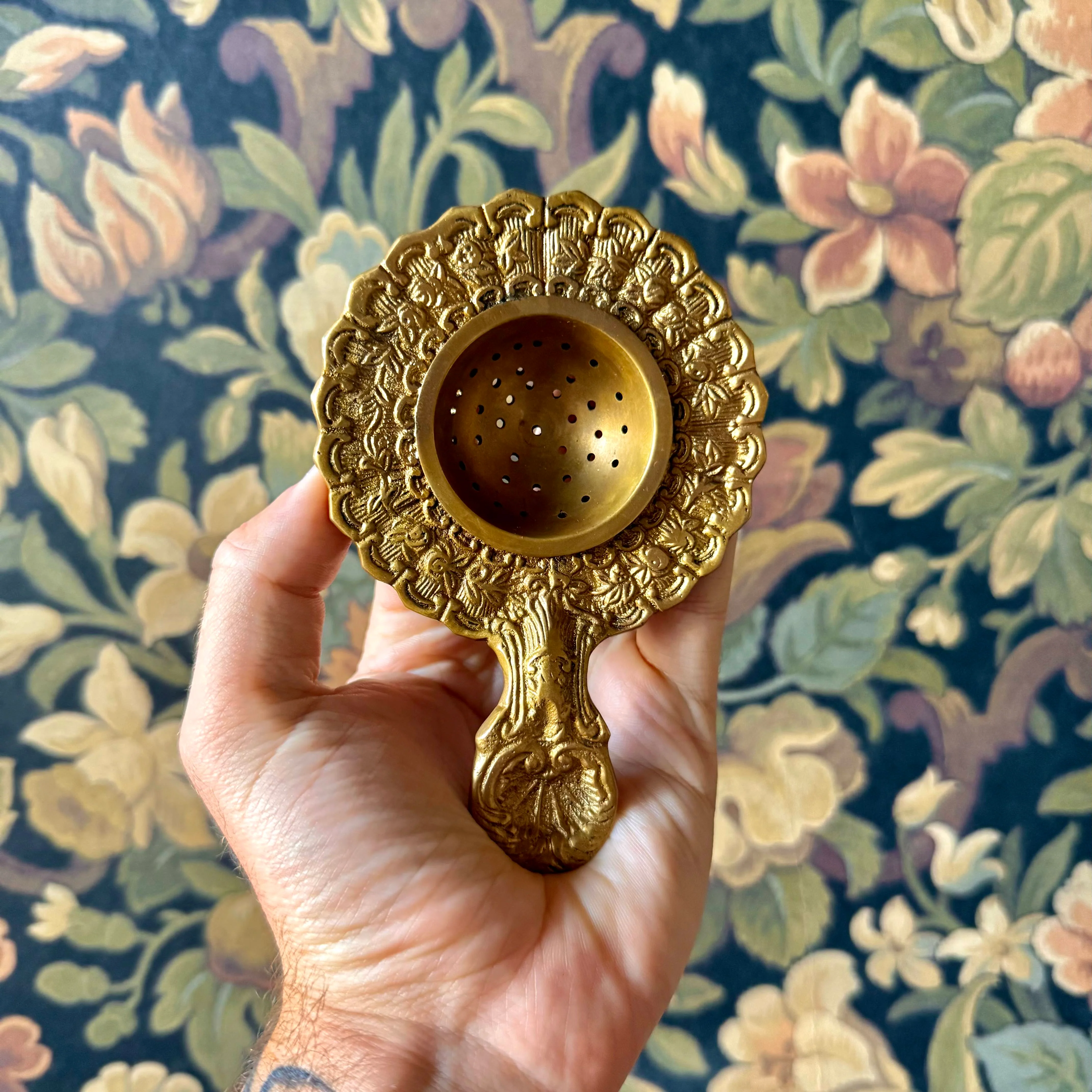 Brass Tea Strainer