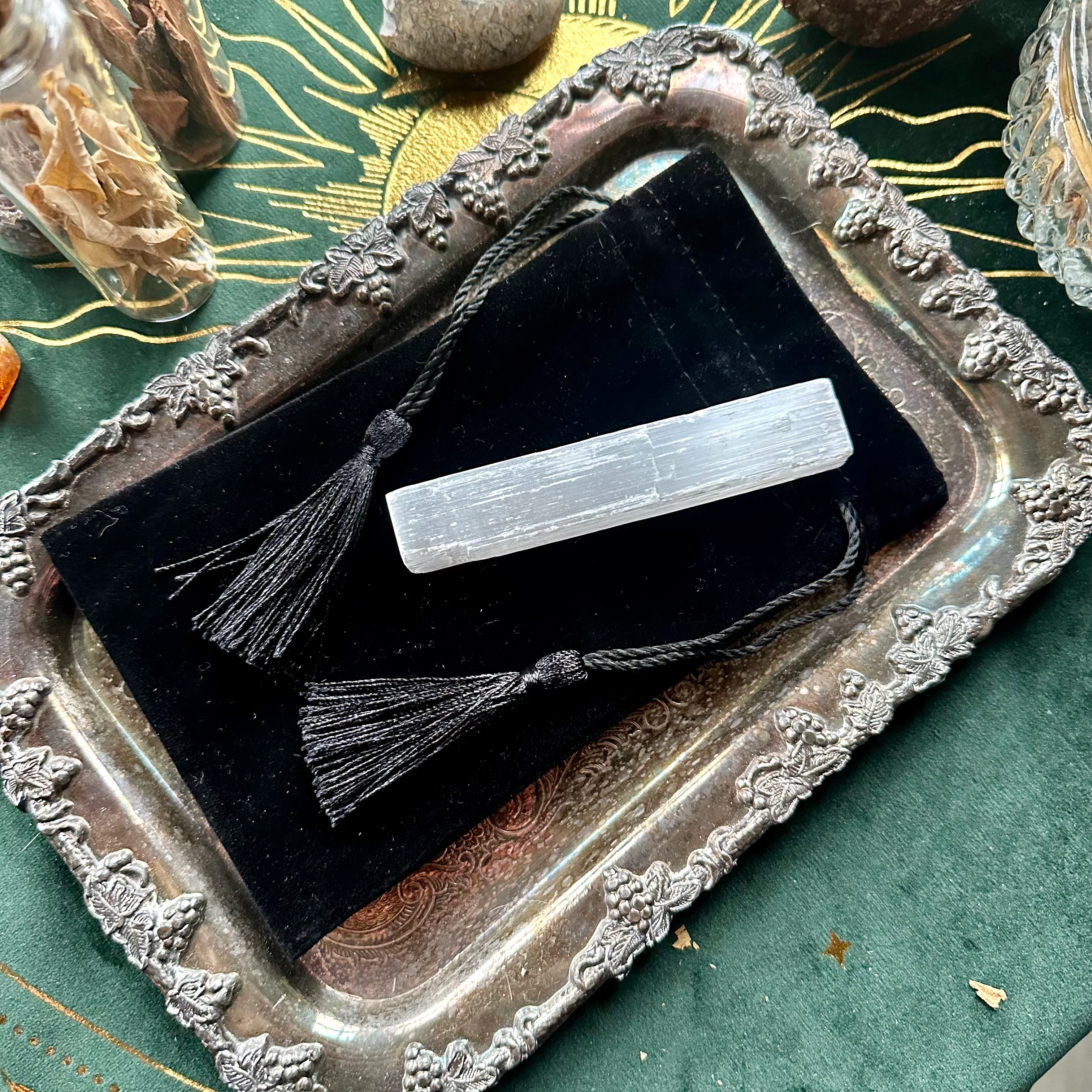 Velvet Crystal Pouch - Image 5