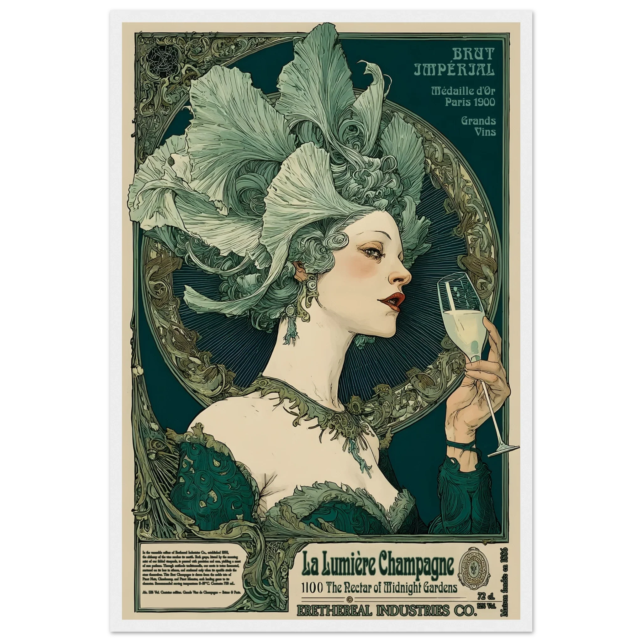 La Lumière Champagne - Poster & Framed Print - Image 3