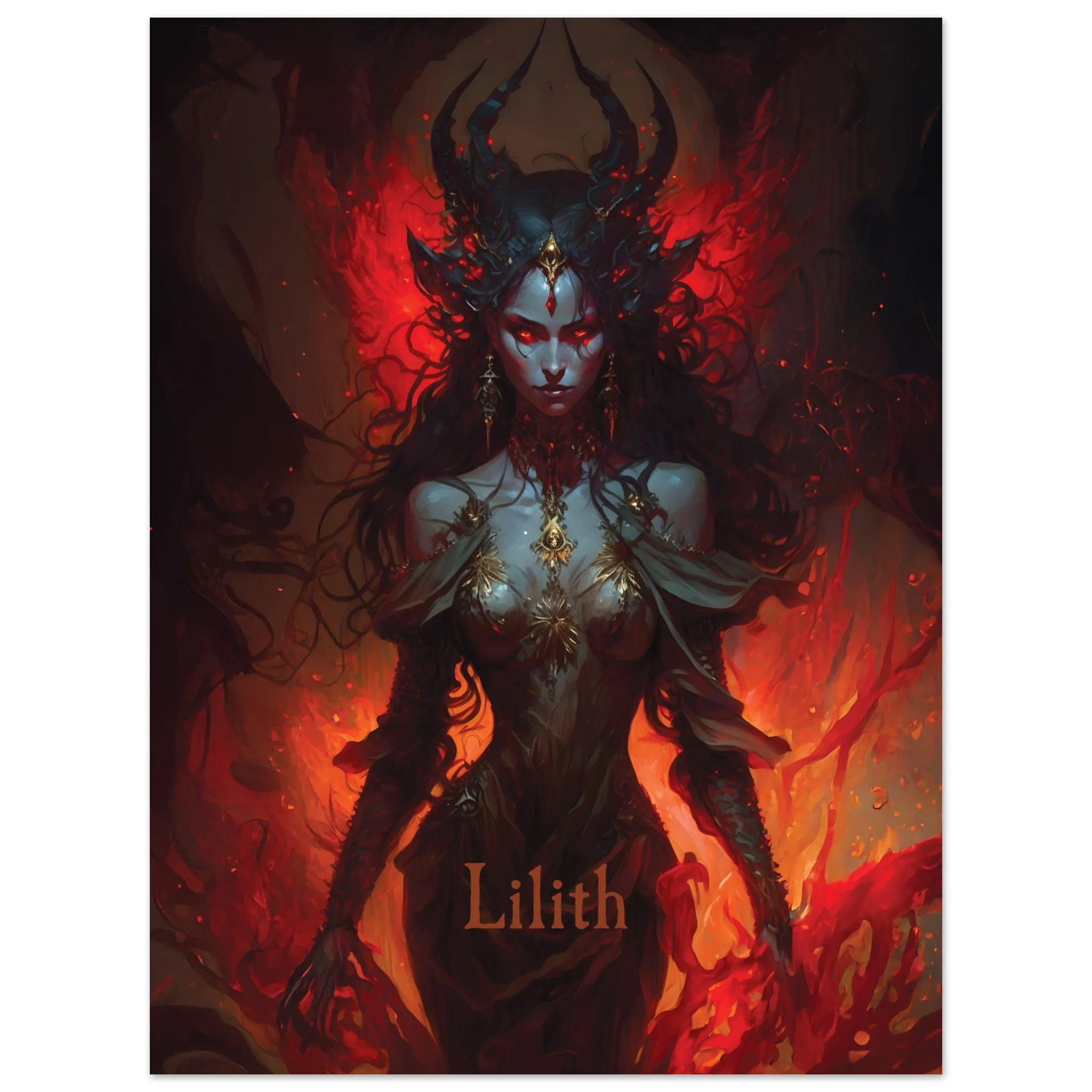 Lilith – Art Print - Image 3