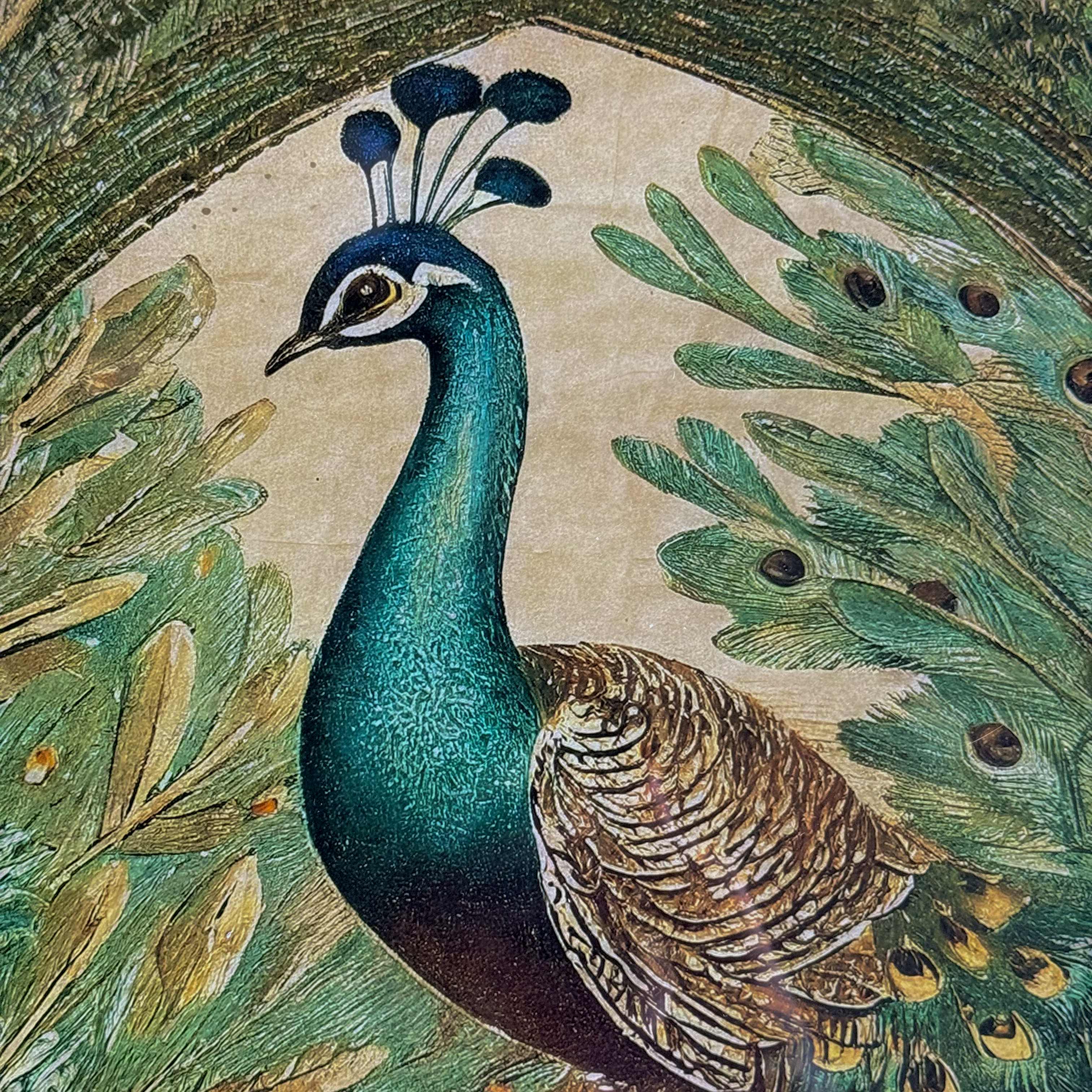 Peacock Elegance Decorative Tray - Image 6