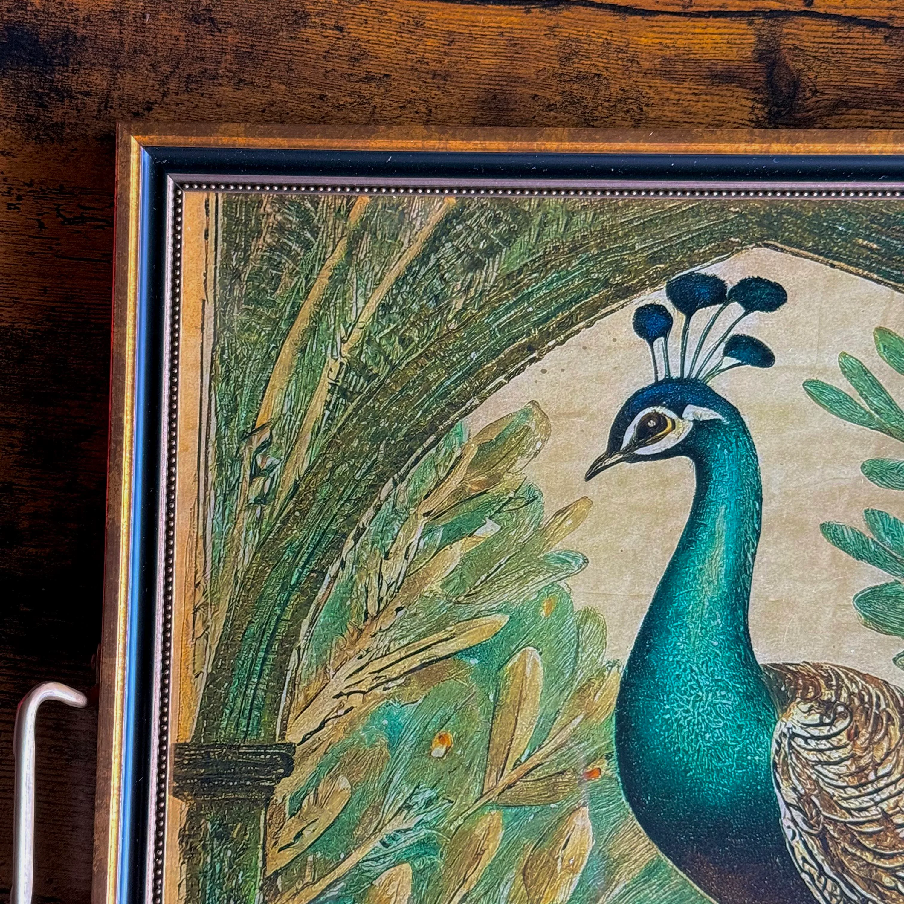 Peacock Elegance Decorative Tray - Image 7