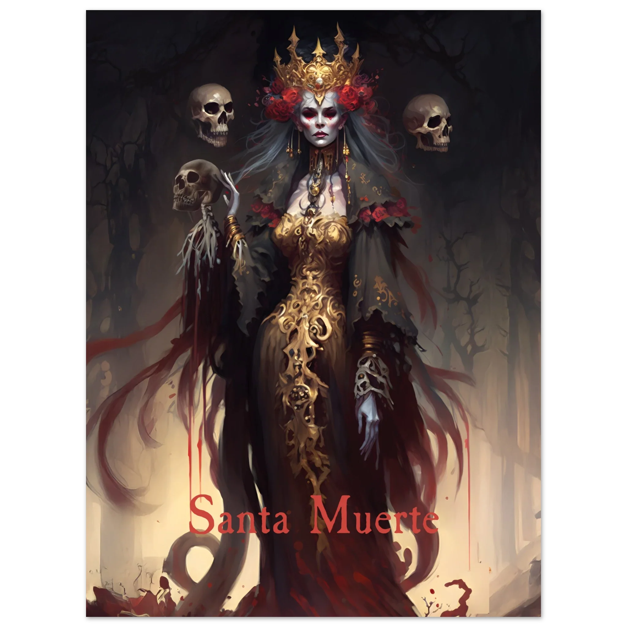 Santa Muerte - Art Print - Image 3