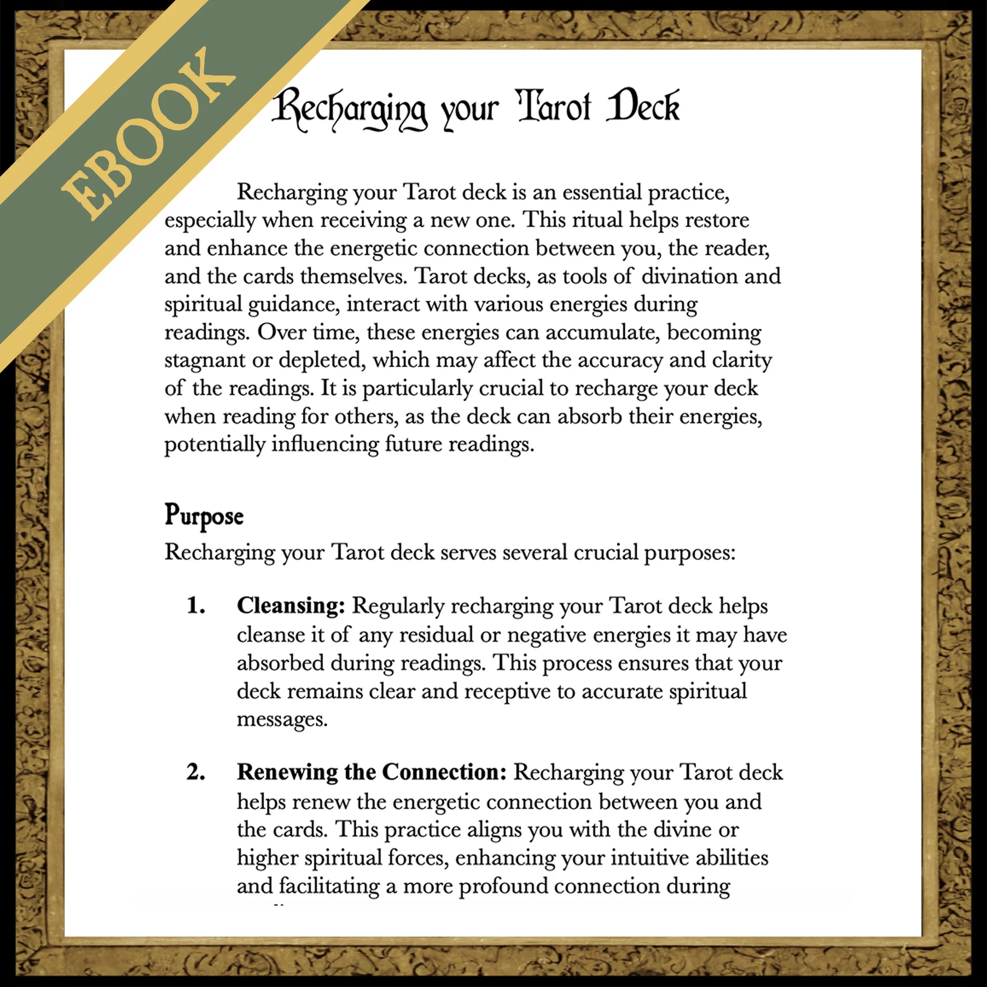 Shadow Work Tarot Deck E-Guidebook (Expanded Edition) - Image 3