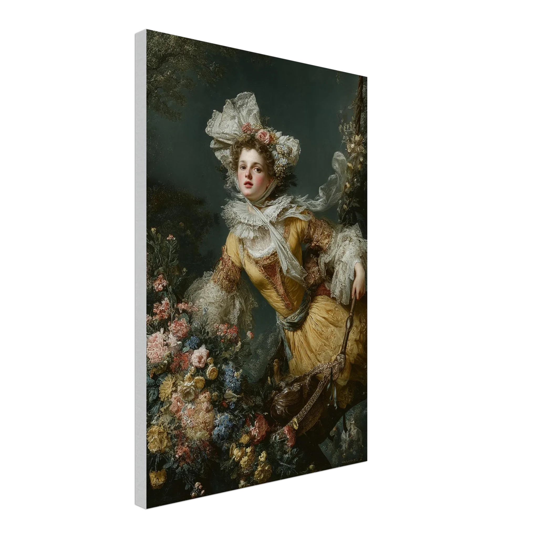 The Floral Swing - Canvas Art Print - Image 11