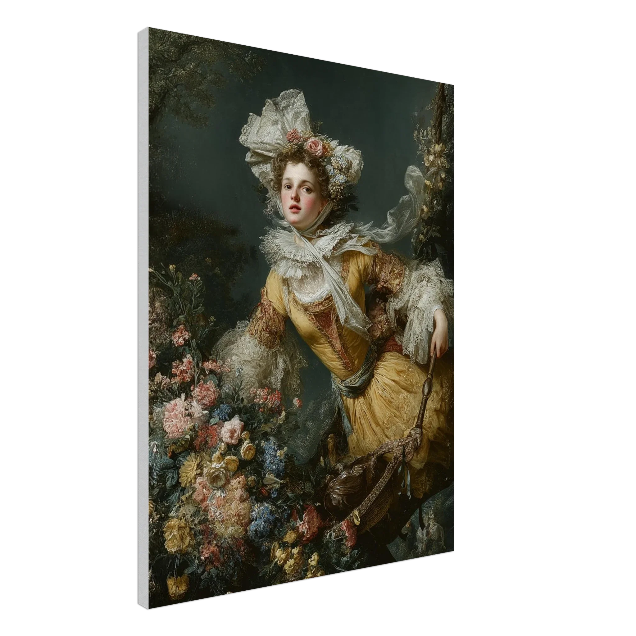 The Floral Swing - Canvas Art Print - Image 12