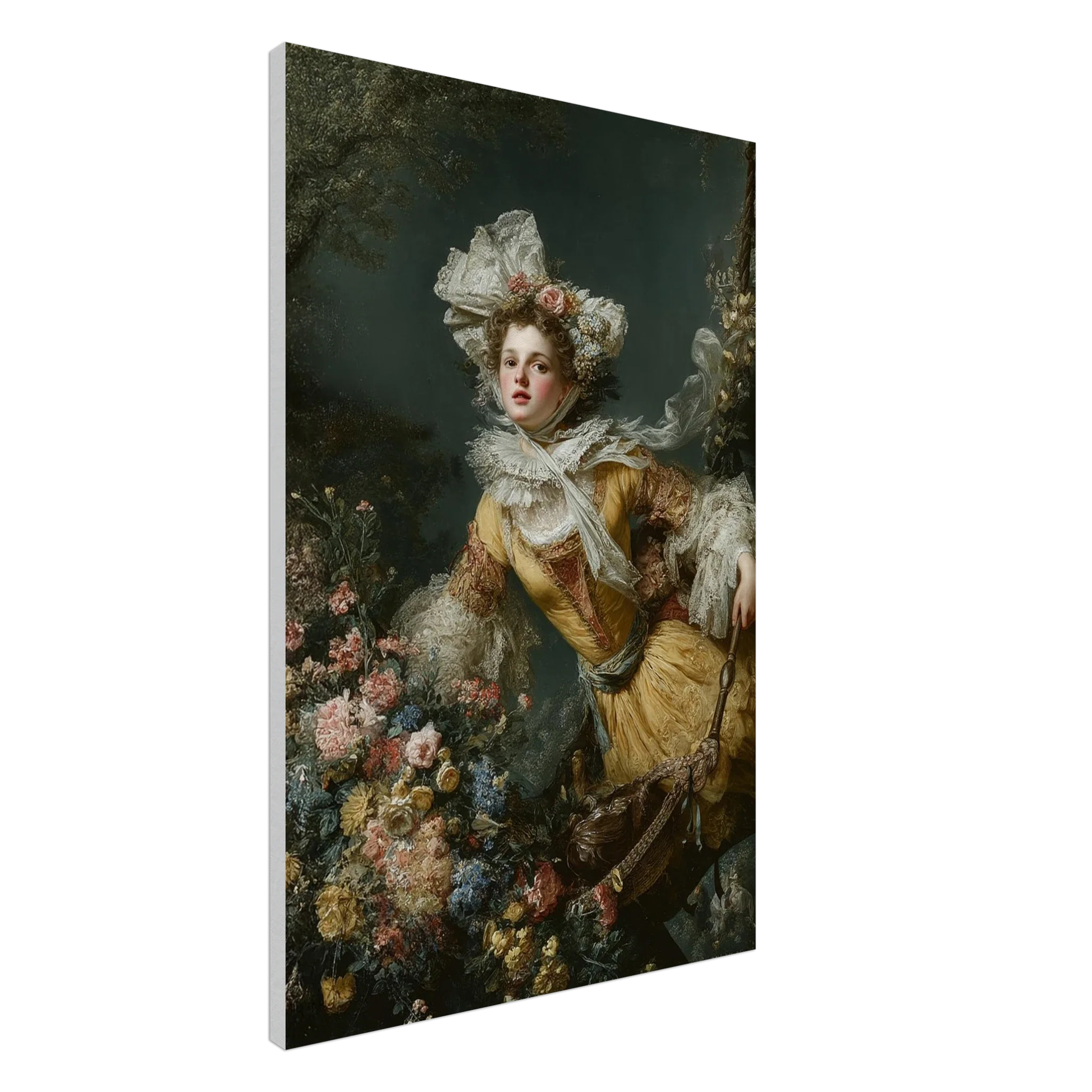 The Floral Swing - Canvas Art Print - Image 13