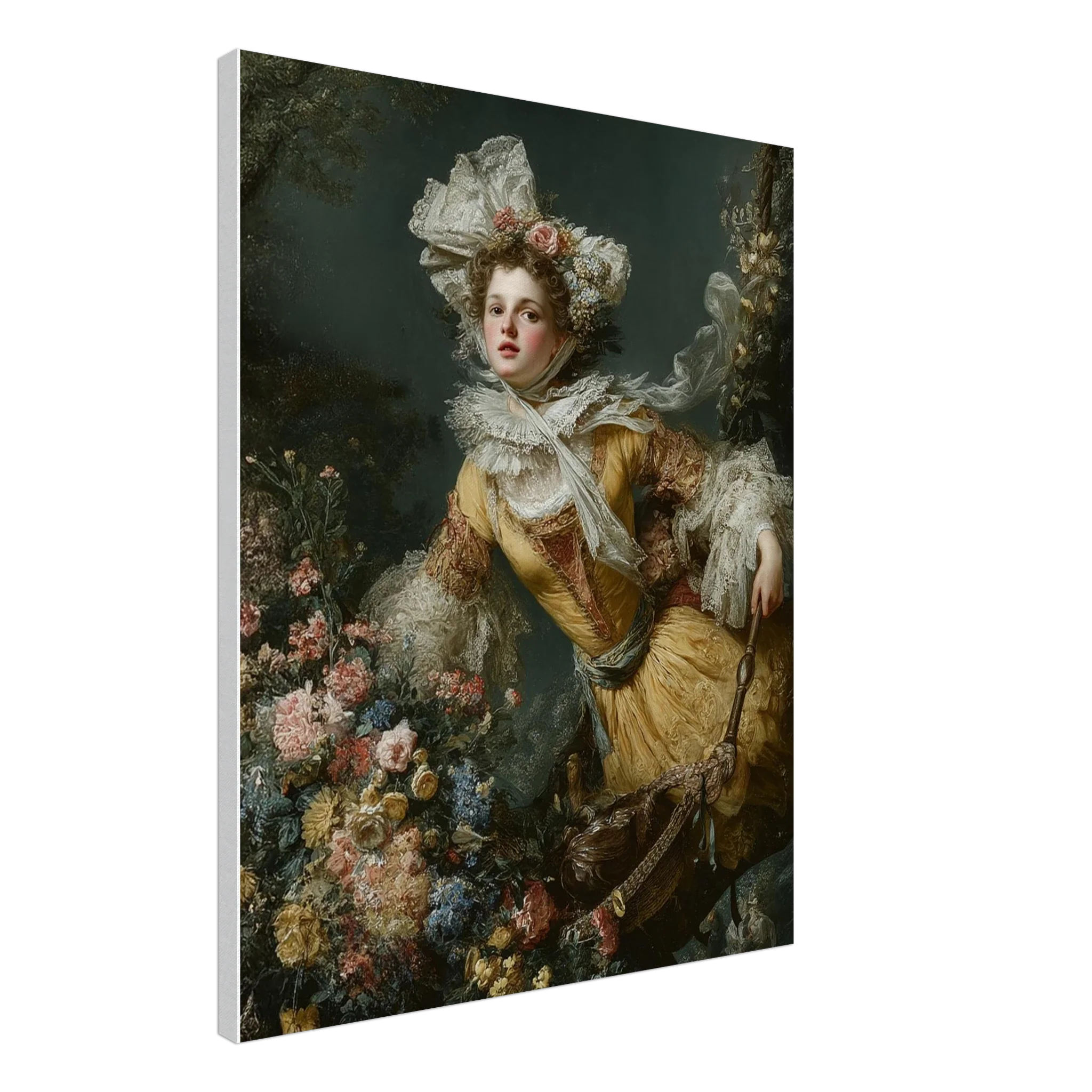 The Floral Swing - Canvas Art Print - Image 14