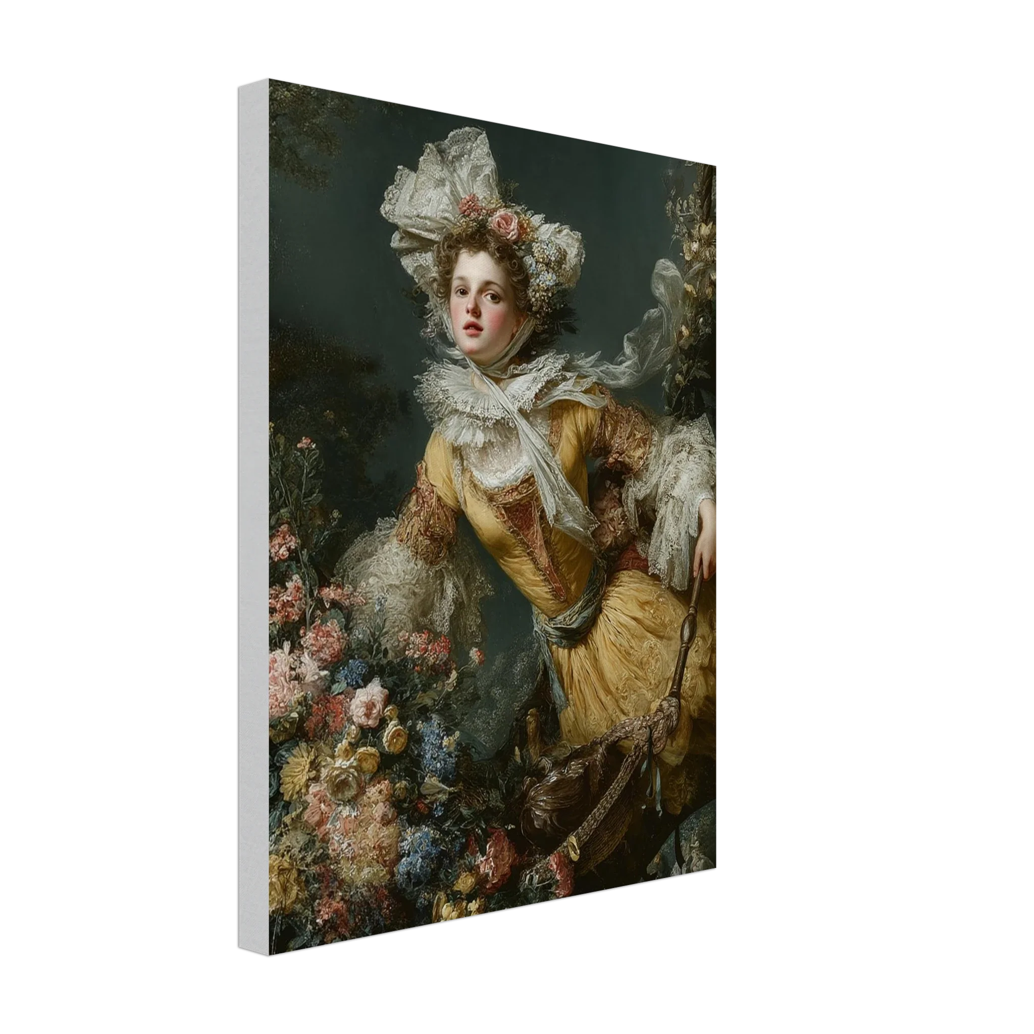 The Floral Swing - Canvas Art Print - Image 5