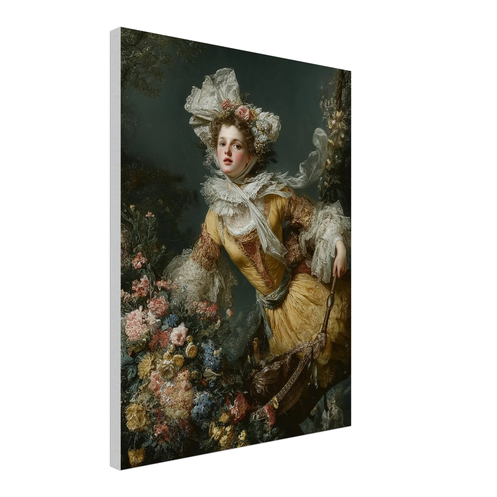 The Floral Swing - Canvas Art Print - Image 6