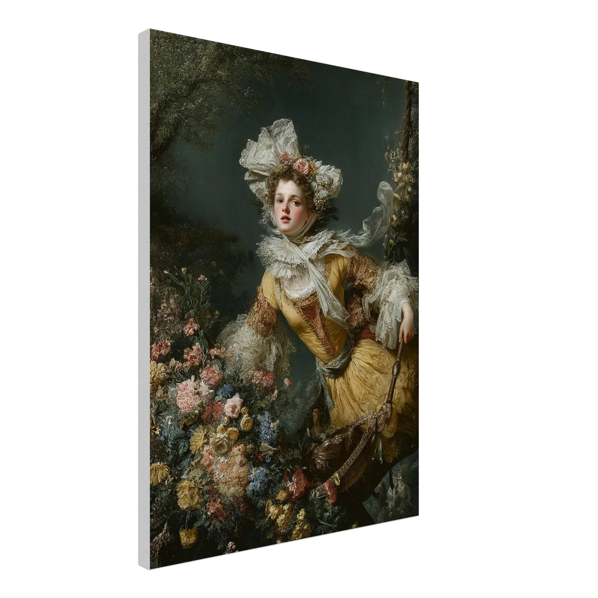 The Floral Swing - Canvas Art Print - Image 7
