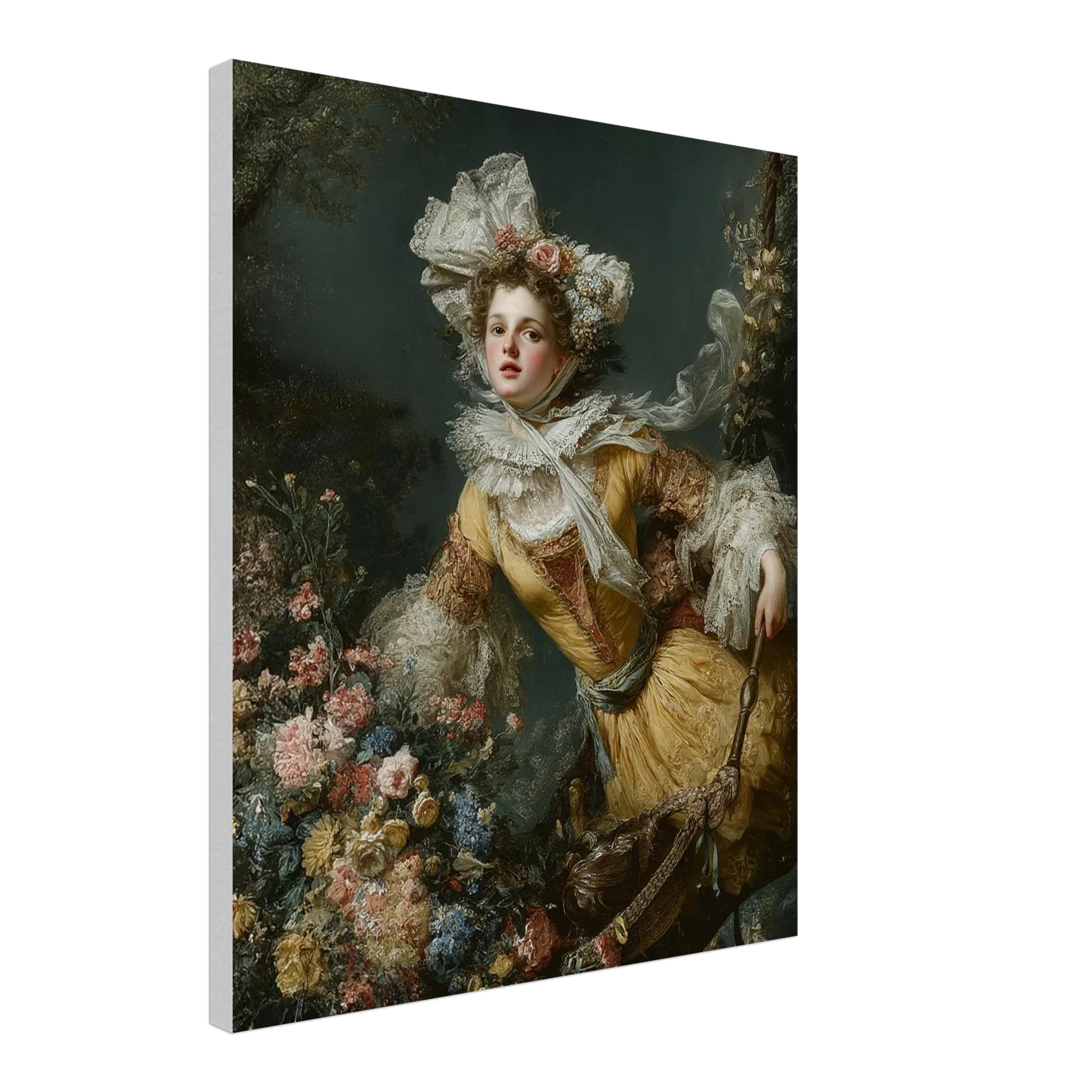 The Floral Swing - Canvas Art Print - Image 8
