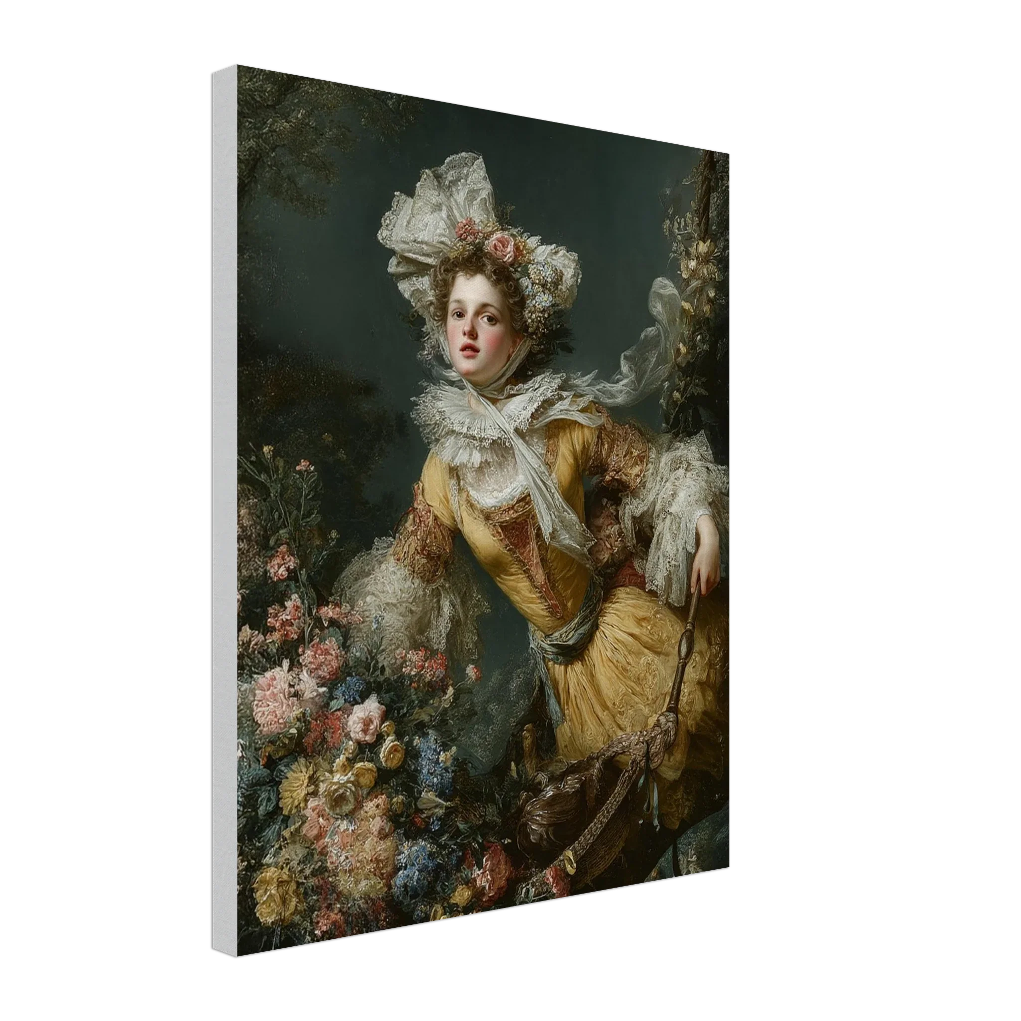 The Floral Swing - Canvas Art Print - Image 9