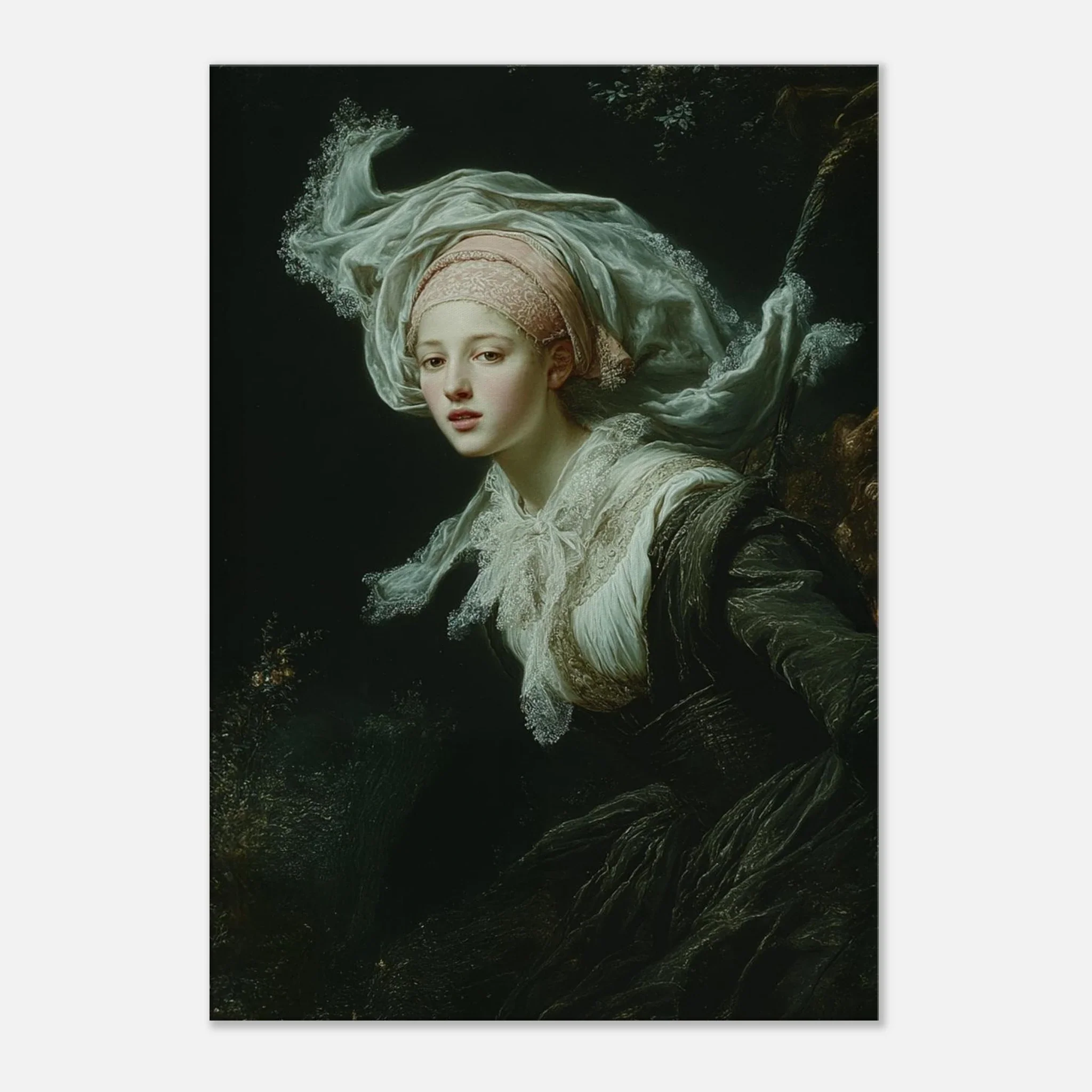 The Maiden of the Veil - Canvas Art Print - Image 3