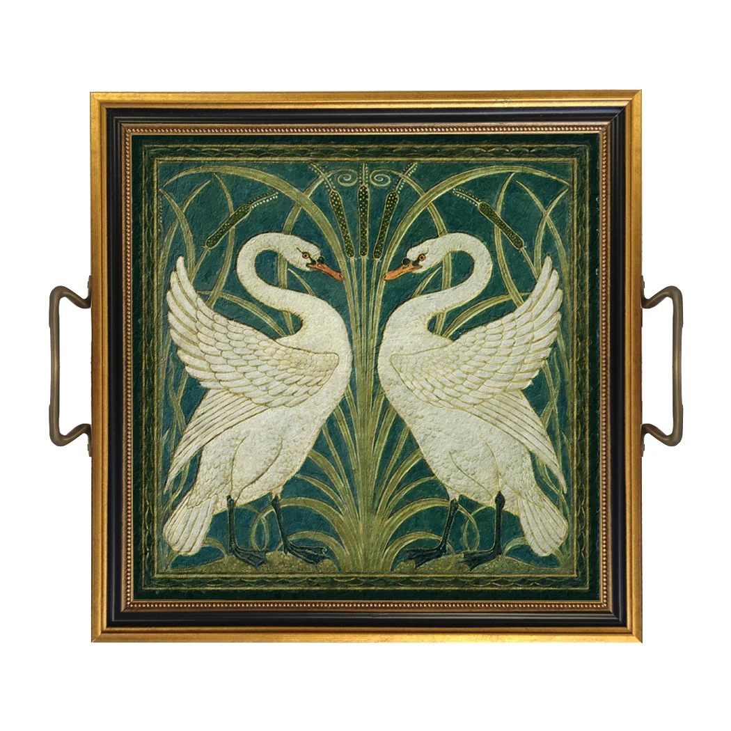 Twin Swans Decorative Tray - Image 5